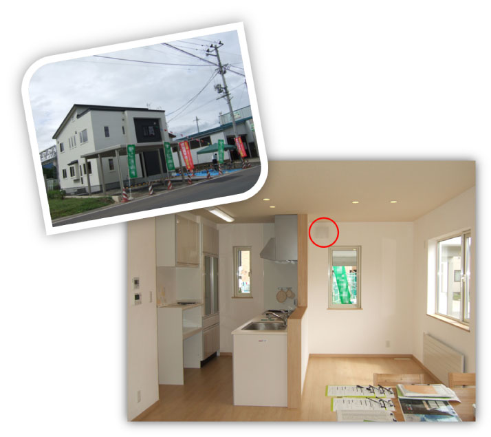 新築せせらぎ®付きの家