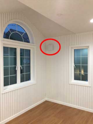 せせらぎ付きの部屋