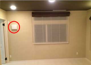 せせらぎ付きの部屋