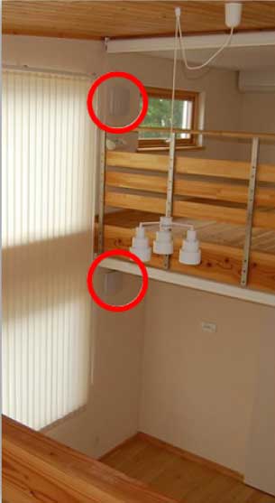 ダブルせせらぎ付きの高い部屋